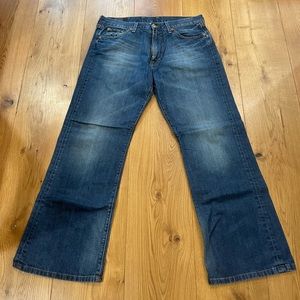 Lucky relaxed bootleg jeans 31x30.